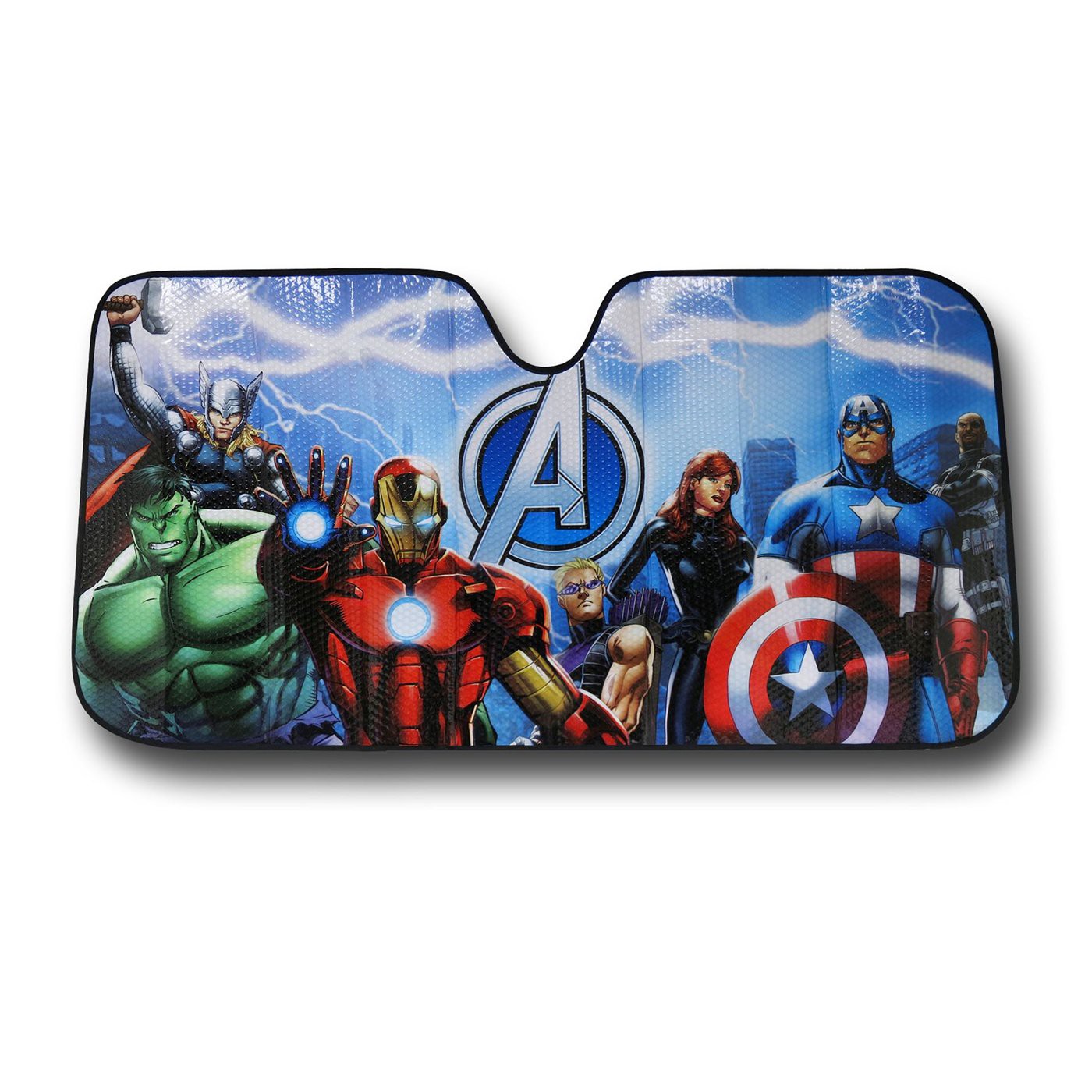Avengers Group Car Sunshade, Blue
