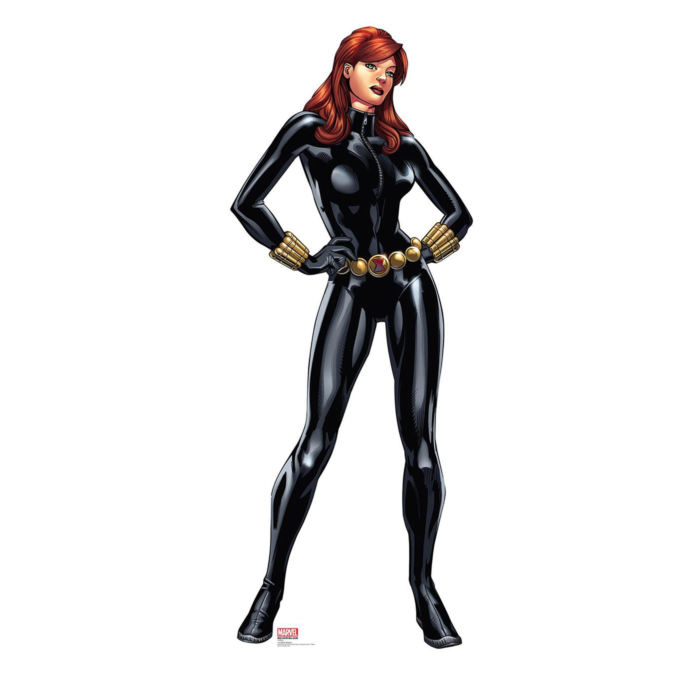 Black Widow Stance Comic Cardboard Standup, Black