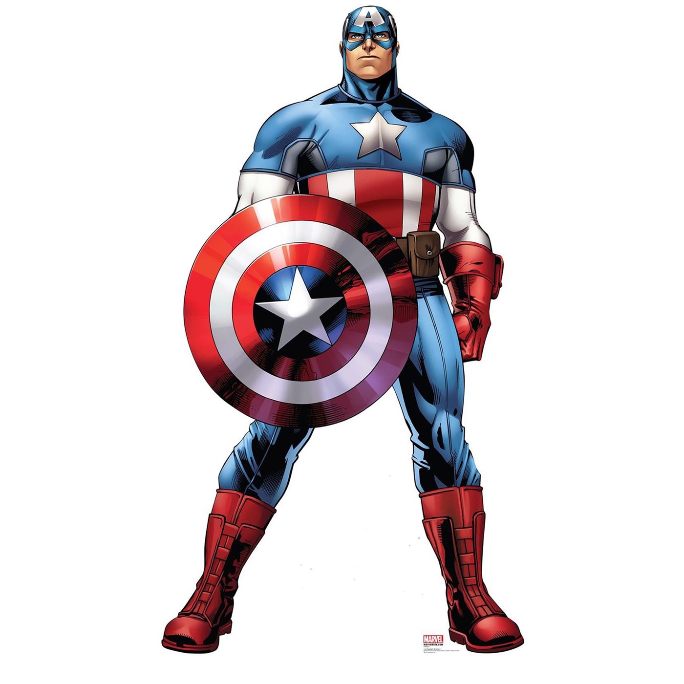 Captain America Comic Cardboard Standup, Blue
