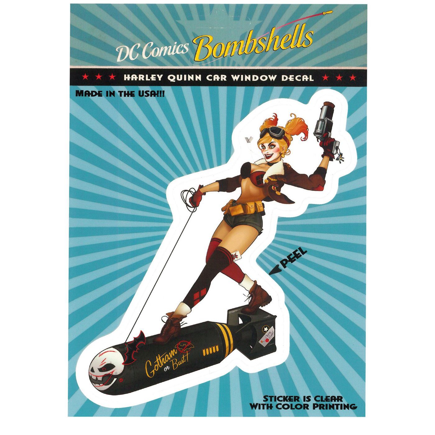 Harley Quinn Bombshells Car Decal