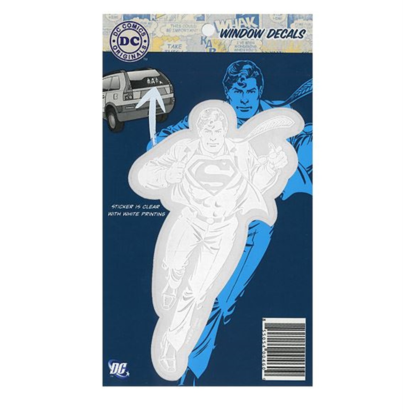 Clark Kent Shield Reveal Car Decal