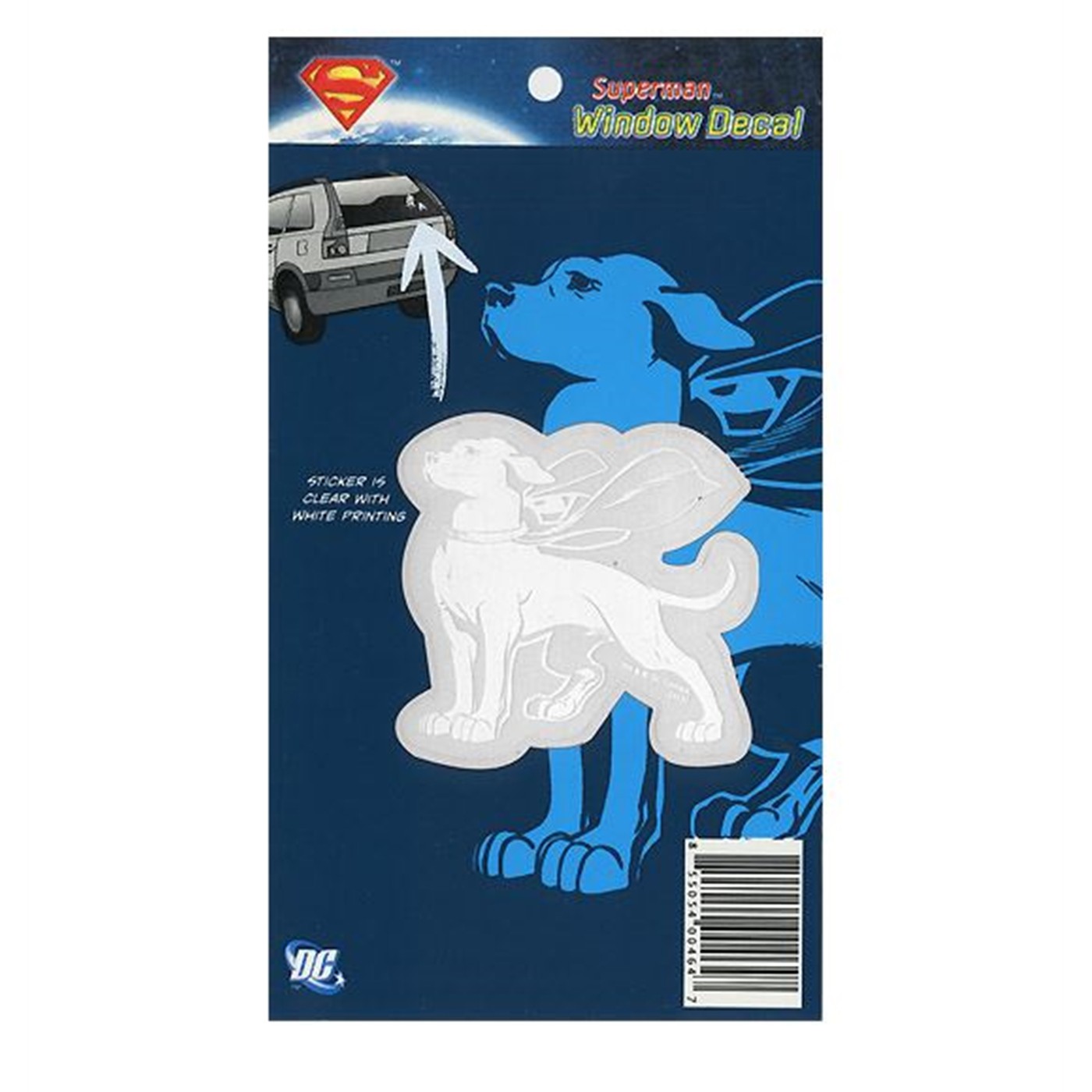 Krypto Classic Car Decal