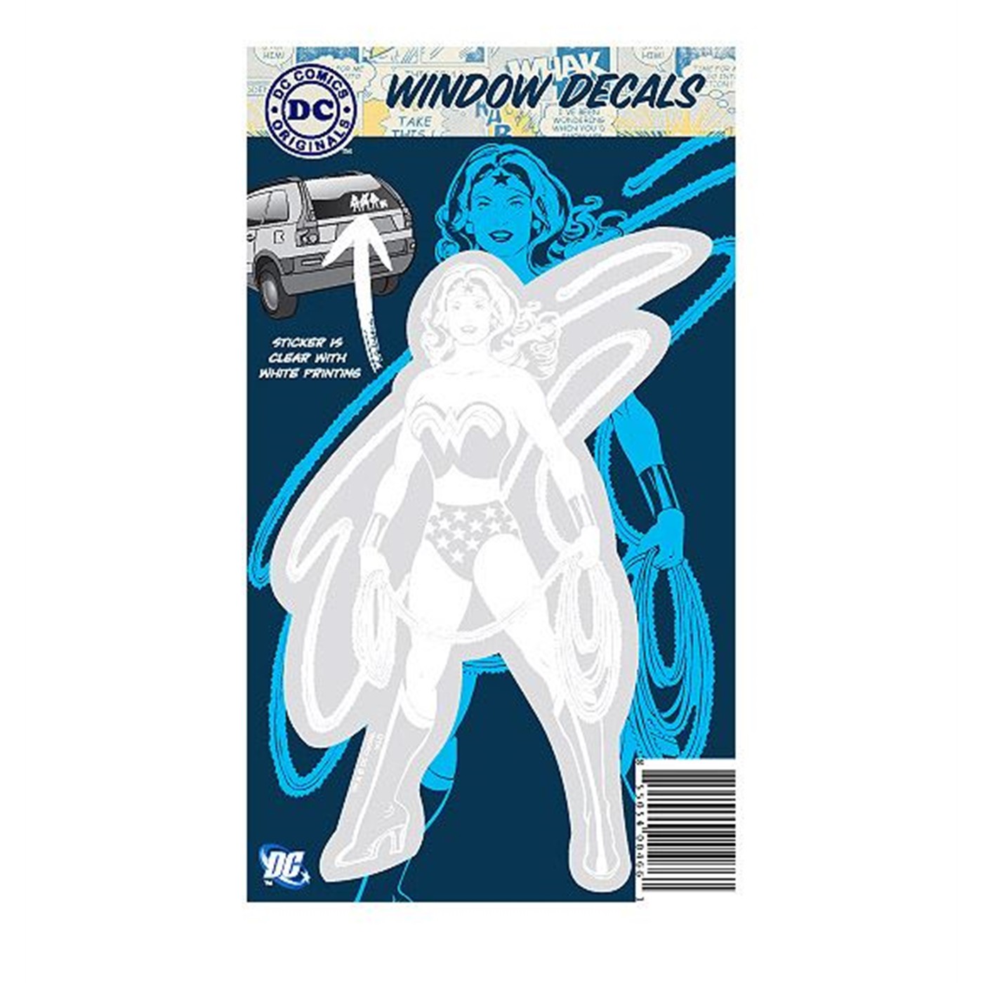 Wonder Woman DC Originals Car Decal