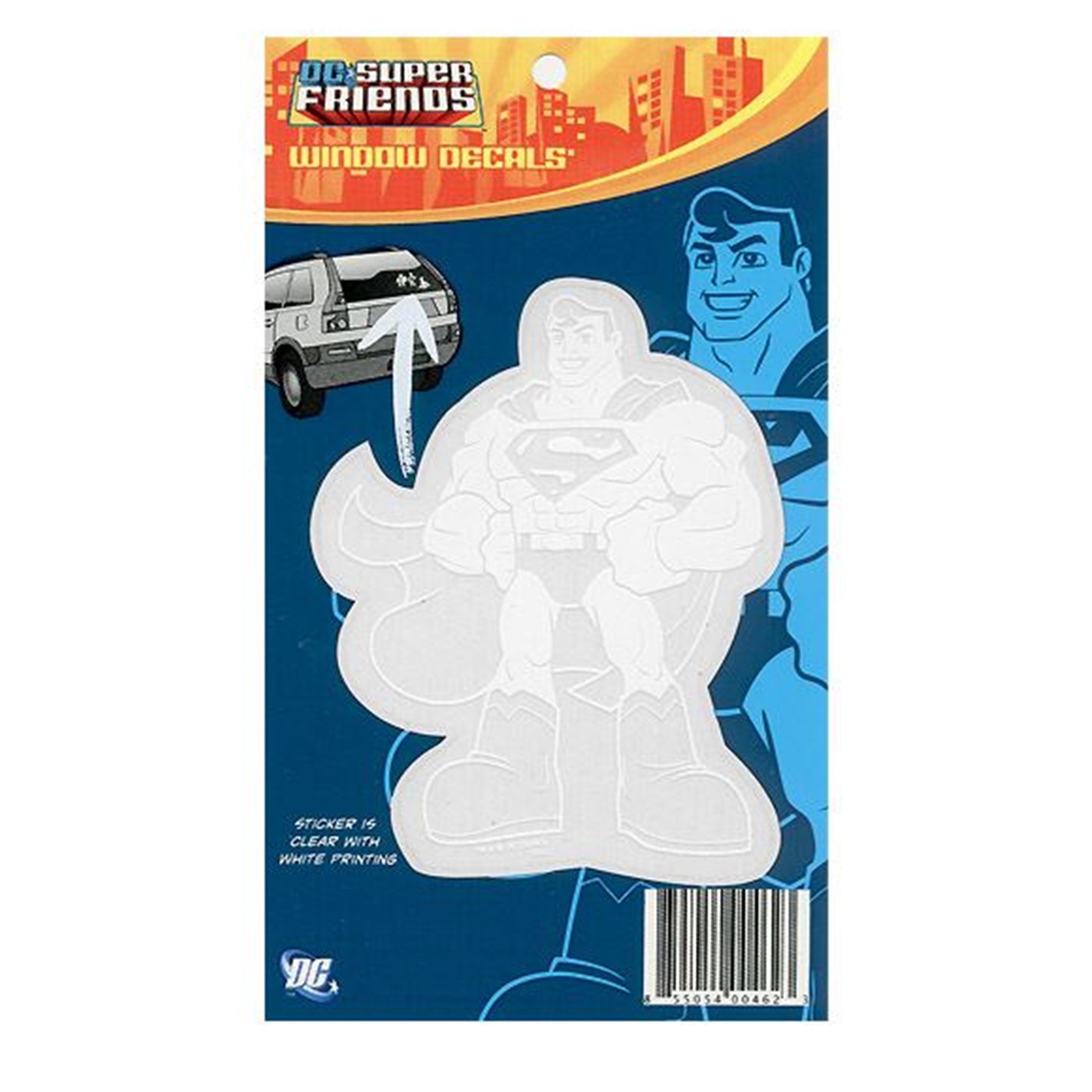 Superman Super Friends Car Decal