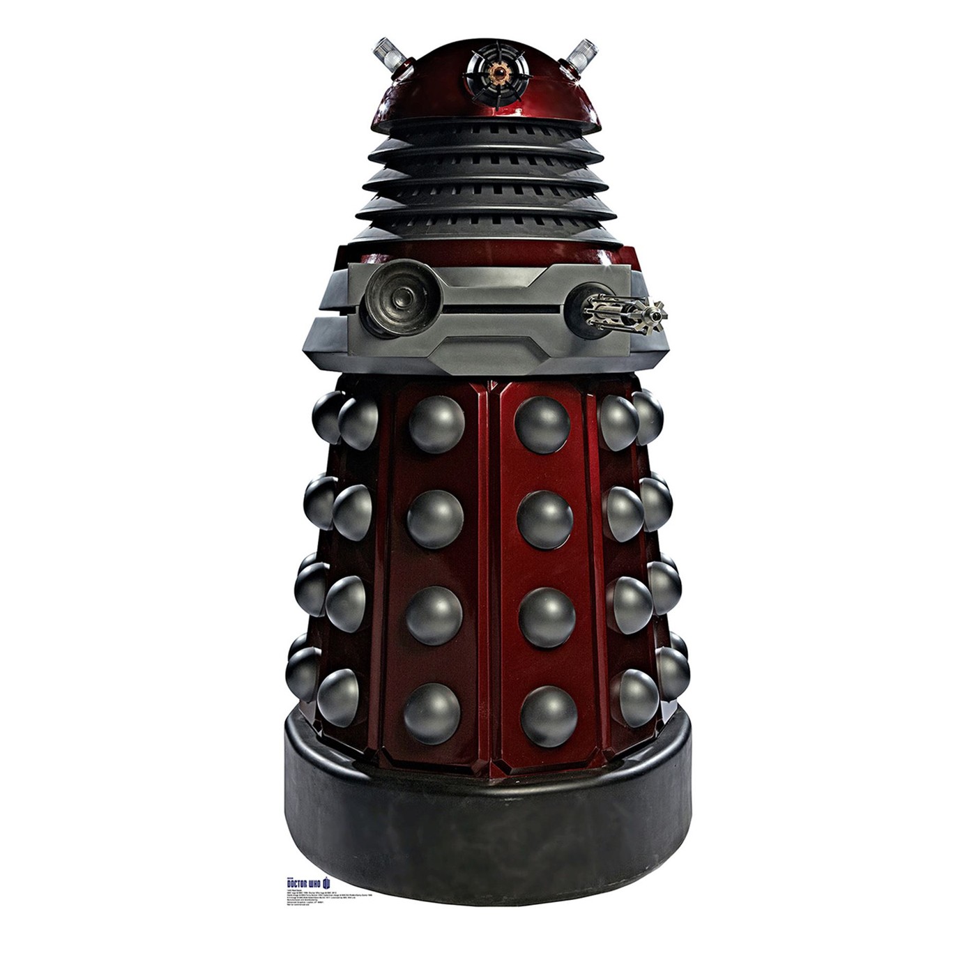 Doctor Who Red Dalek Cardboard Cutout, Red
