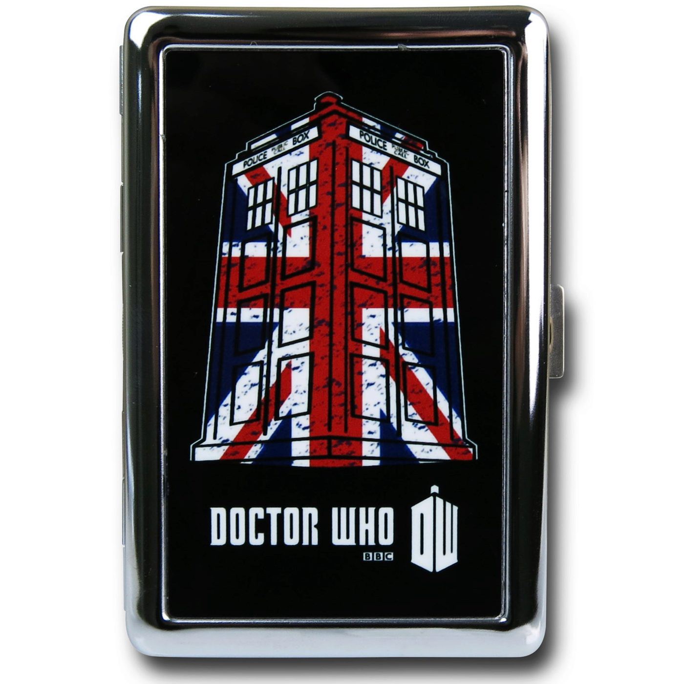Doctor Who Union Jack Business Card Holder, Black