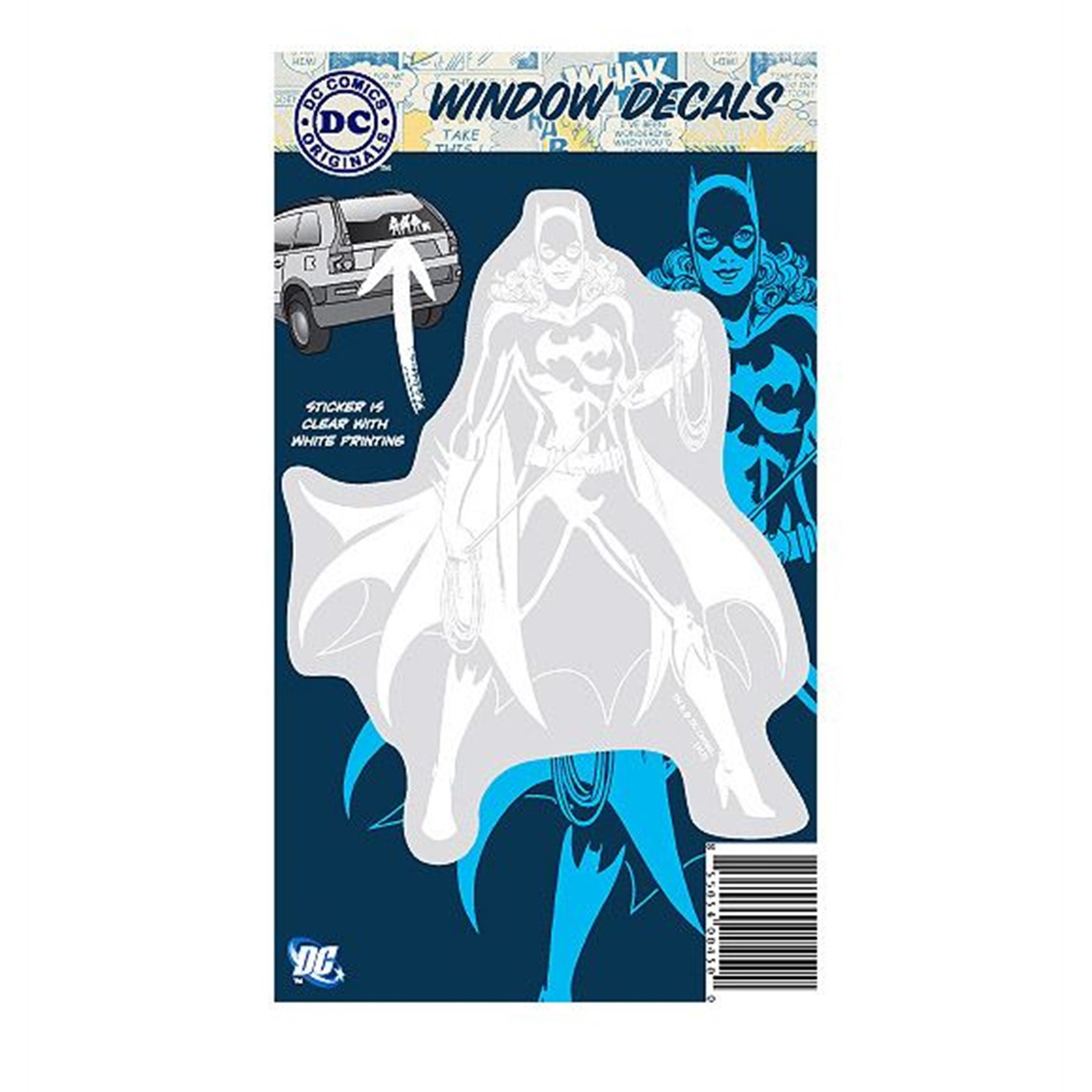 Batgirl DC Originals Car Decal