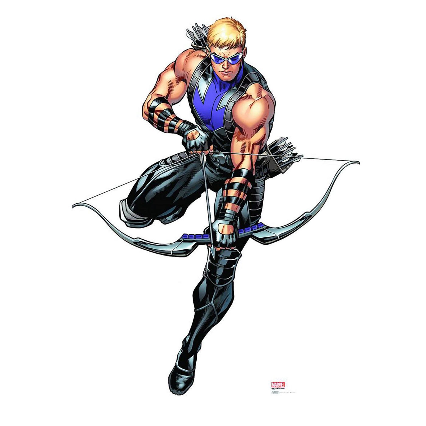 Hawkeye Comic Cardboard Cutout, Grey
