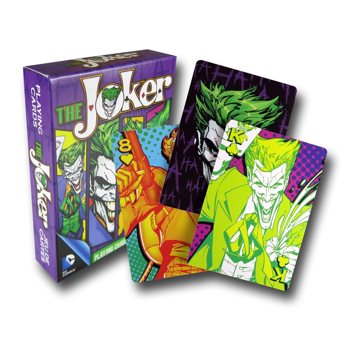 Joker Boxed Playing Card Set, Purple