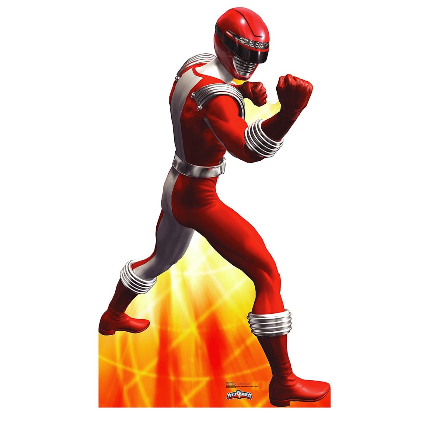 Power Rangers Red Ranger Cardboard Cutout, Red