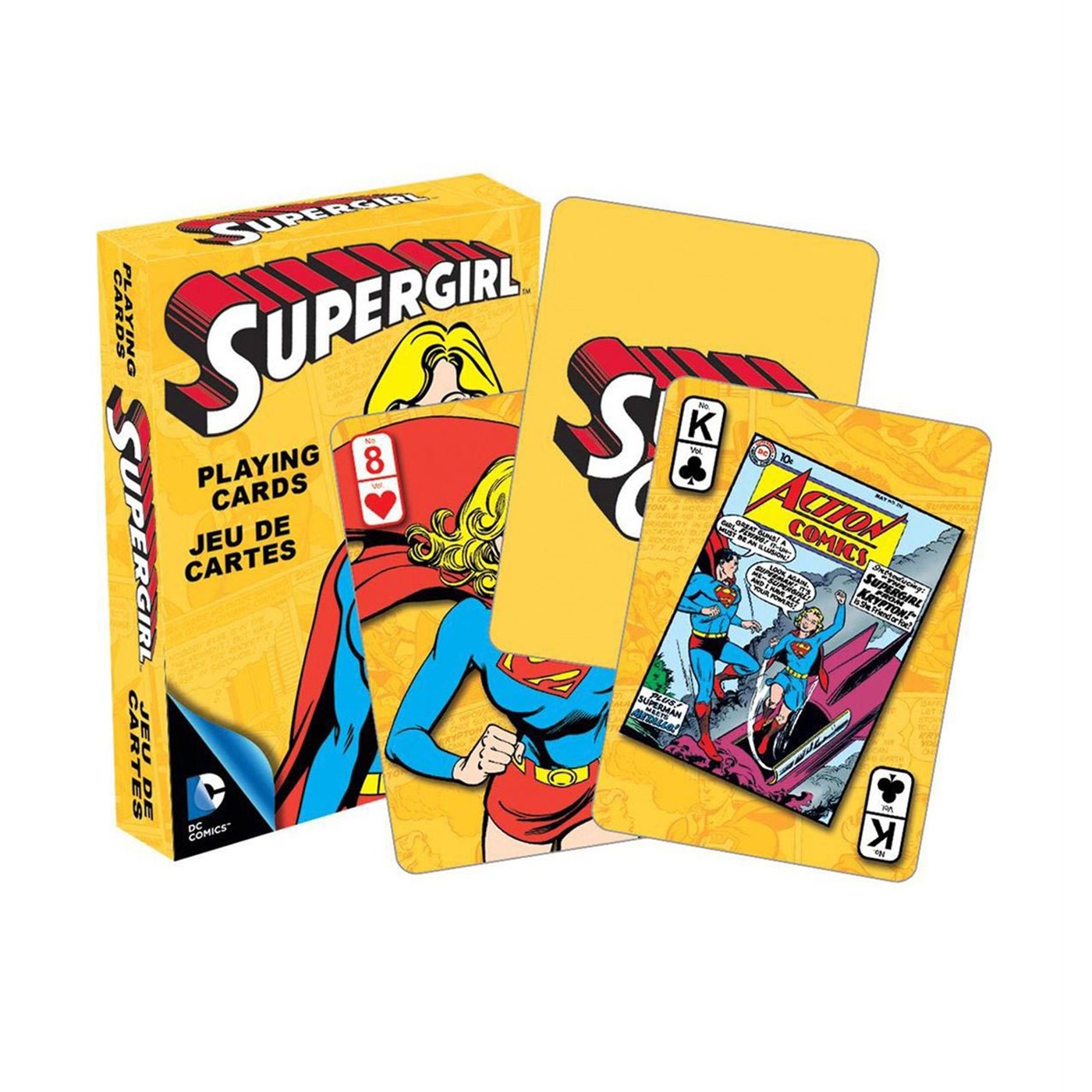 Supergirl Playing Cards, Yellow