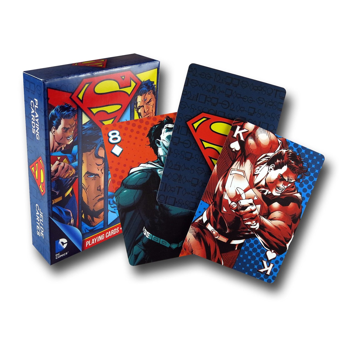 Superman Boxed Playing Card Set, Blue