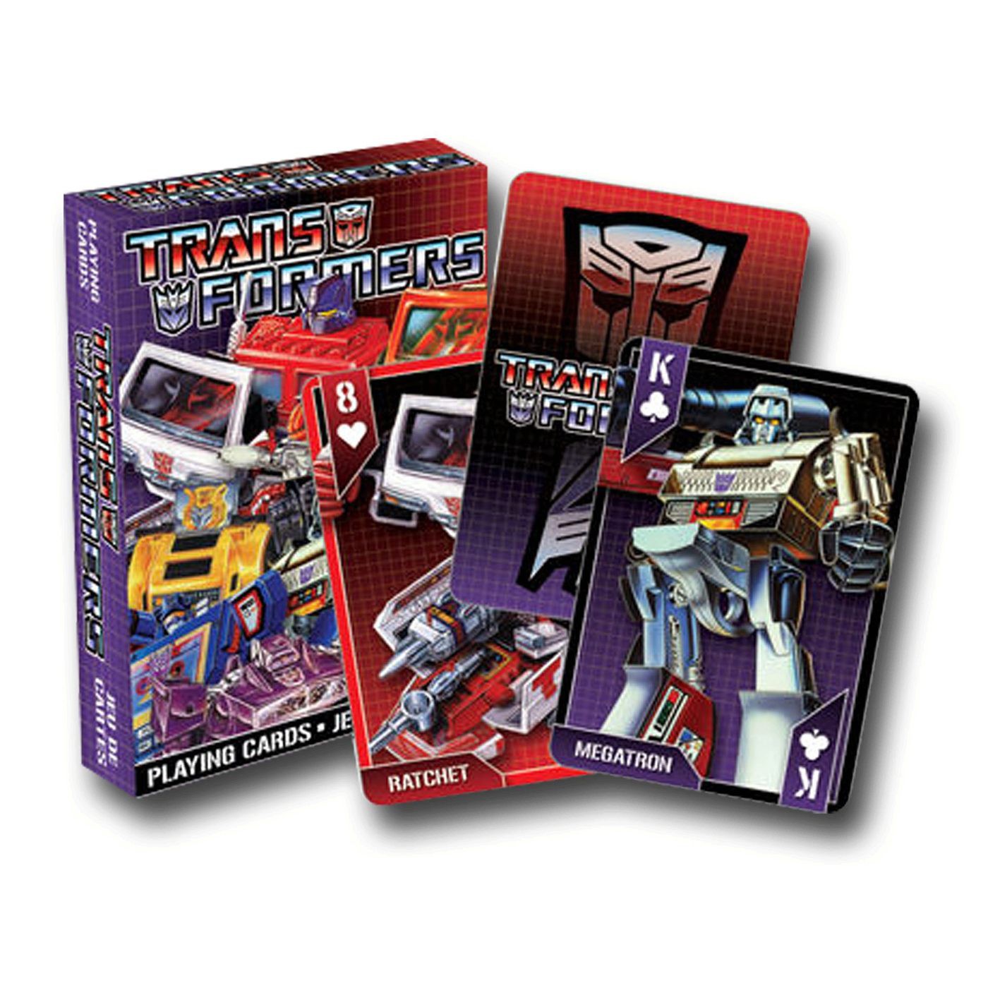 Transformers Playing Cards, Red