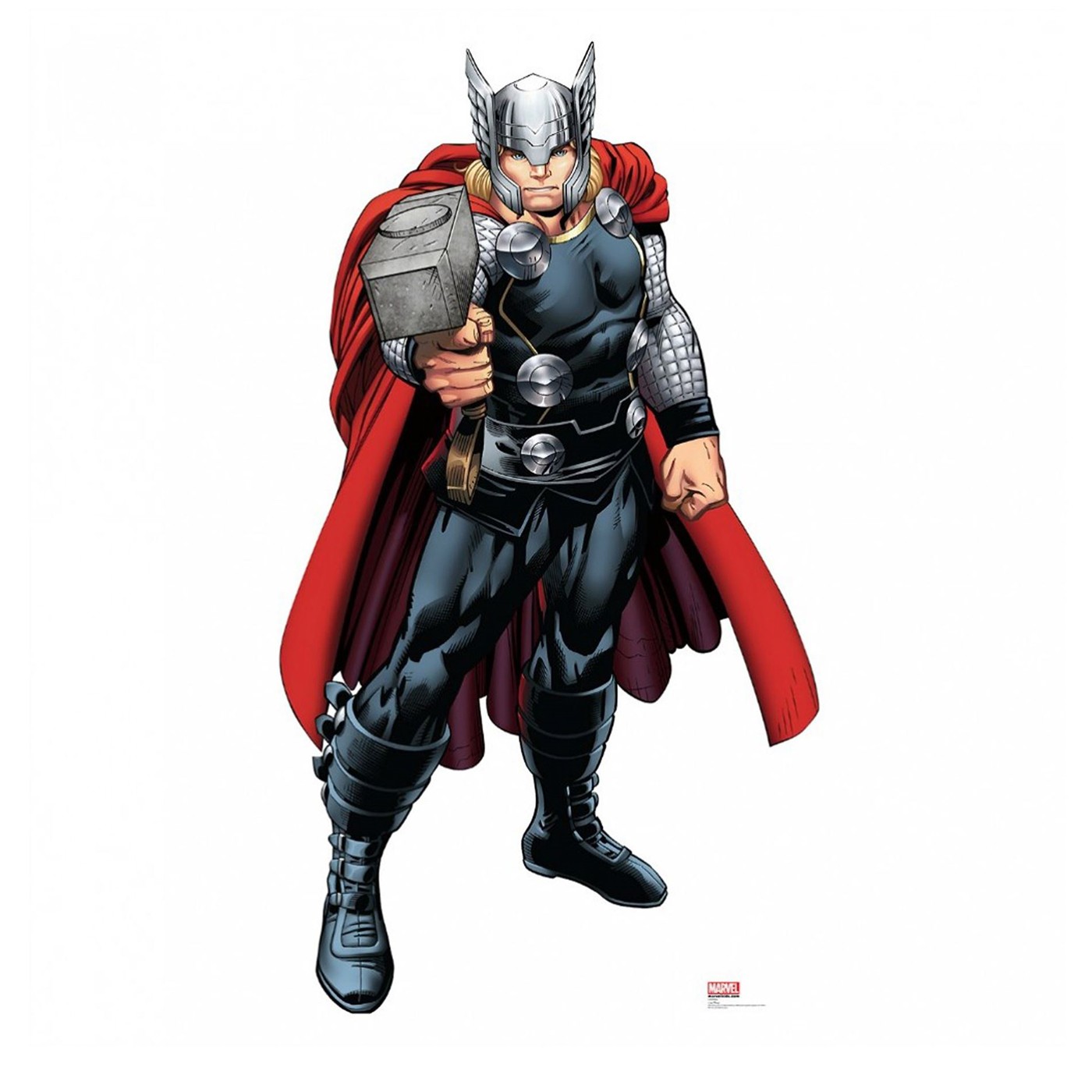 Thor Stance Comic Cardboard Standup, Grey