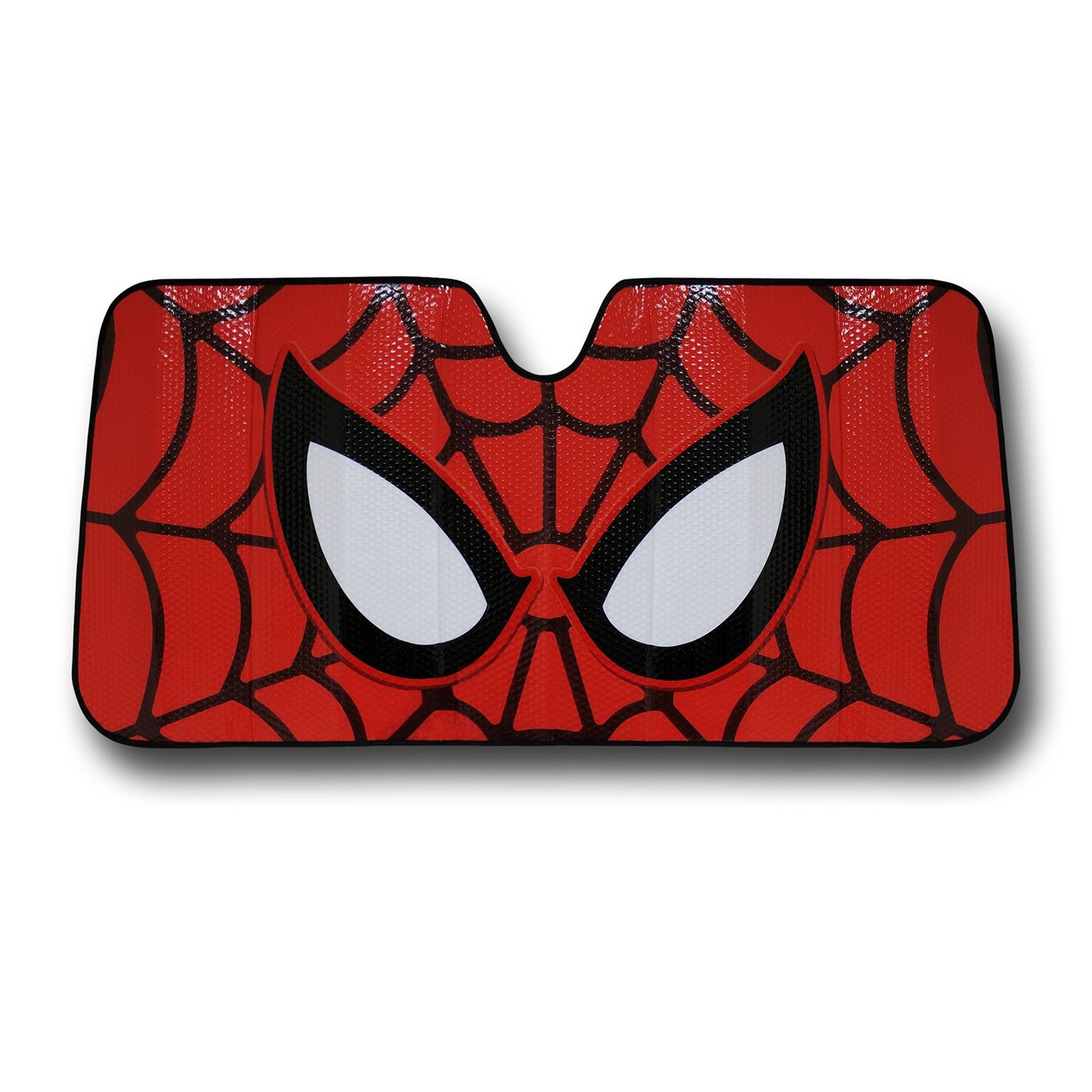 Spiderman Mask Car Sunshade, Red