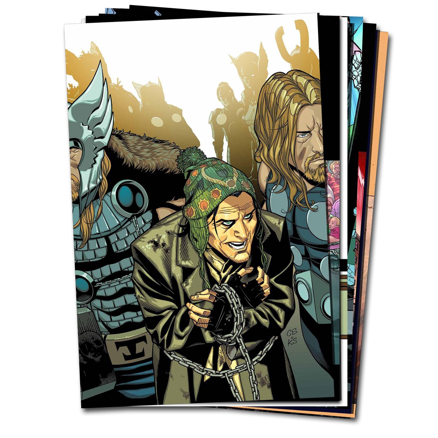 Asgardians Comic Book Binge Pack for August, White