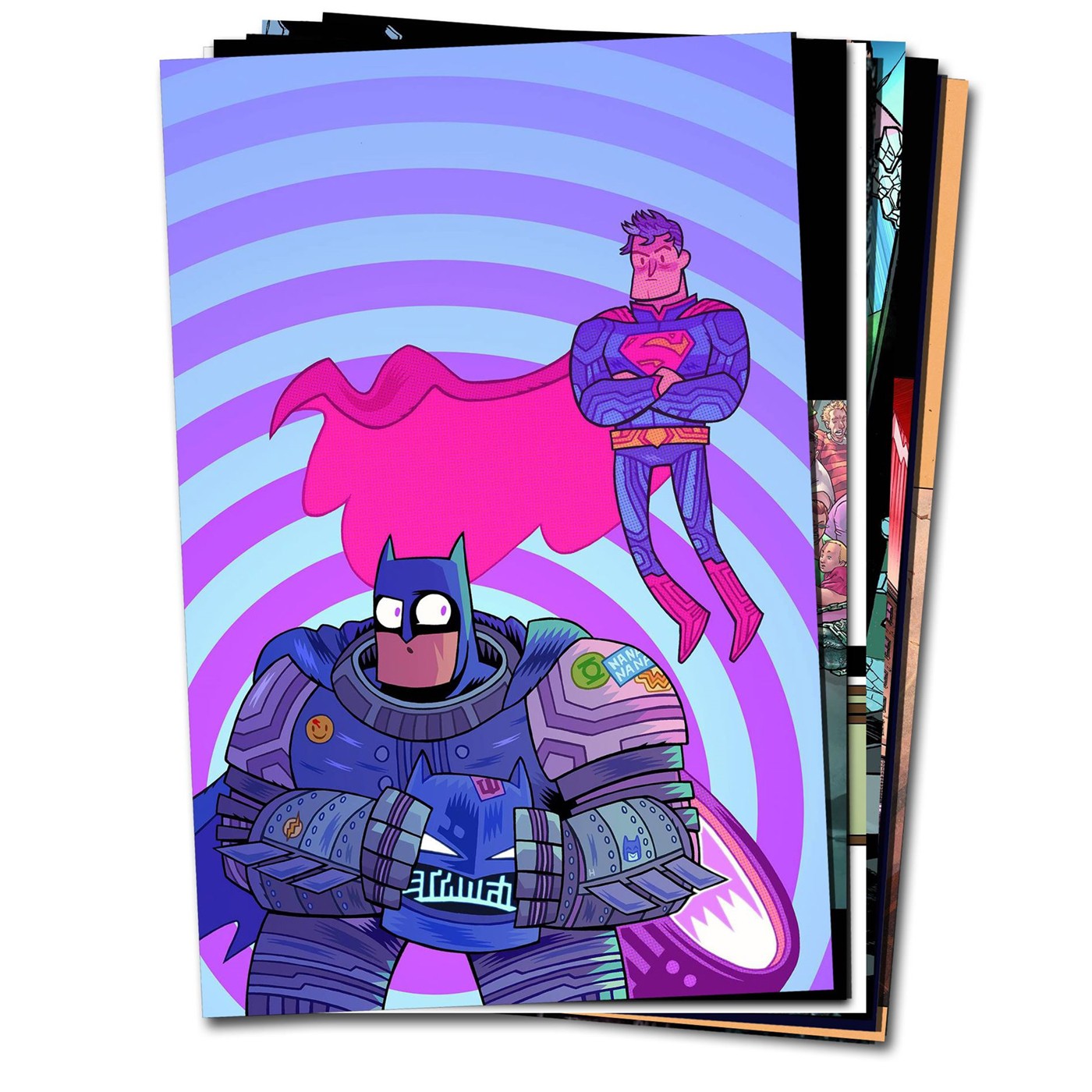 Batman Comic Book Binge Variant Pack for July, White
