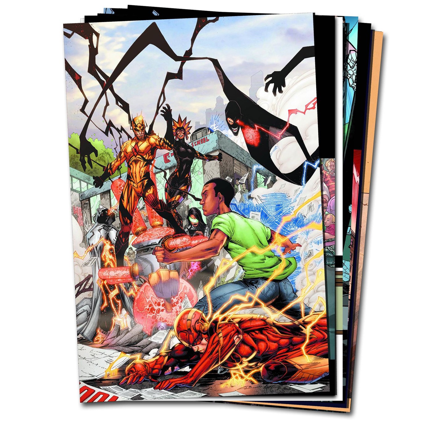 Flash Comic Book Binge Pack for September, White