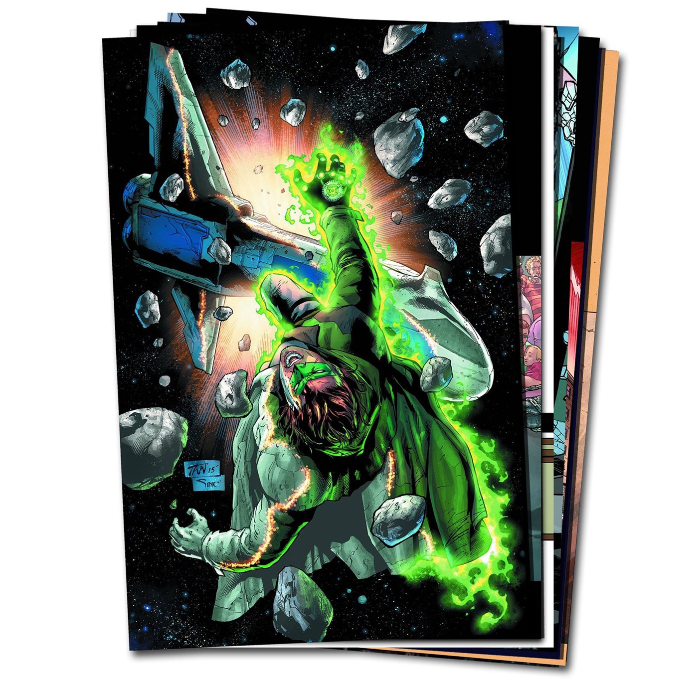 Green Lantern Comic Book Binge Pack for July, White
