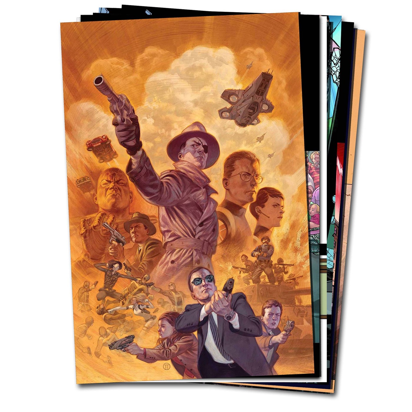 SHIELD Comic Book Binge Pack for August, White