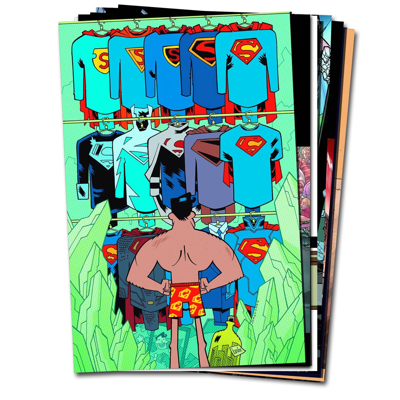 Superman Comic Book Binge Variant Pack for July, White