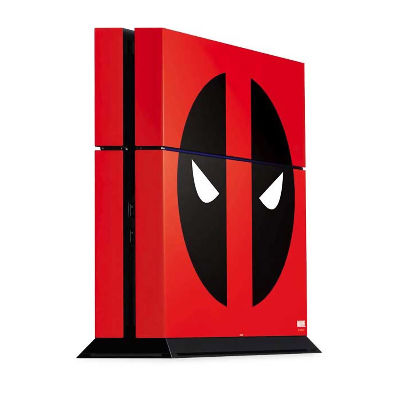 Deadpool Symbol PS4 Console Skin, Red
