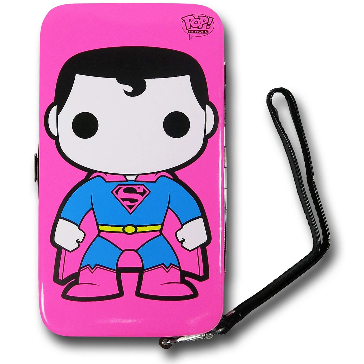 Funko Superman Neon Universal Cell Phone Hinge Wallet, Pink