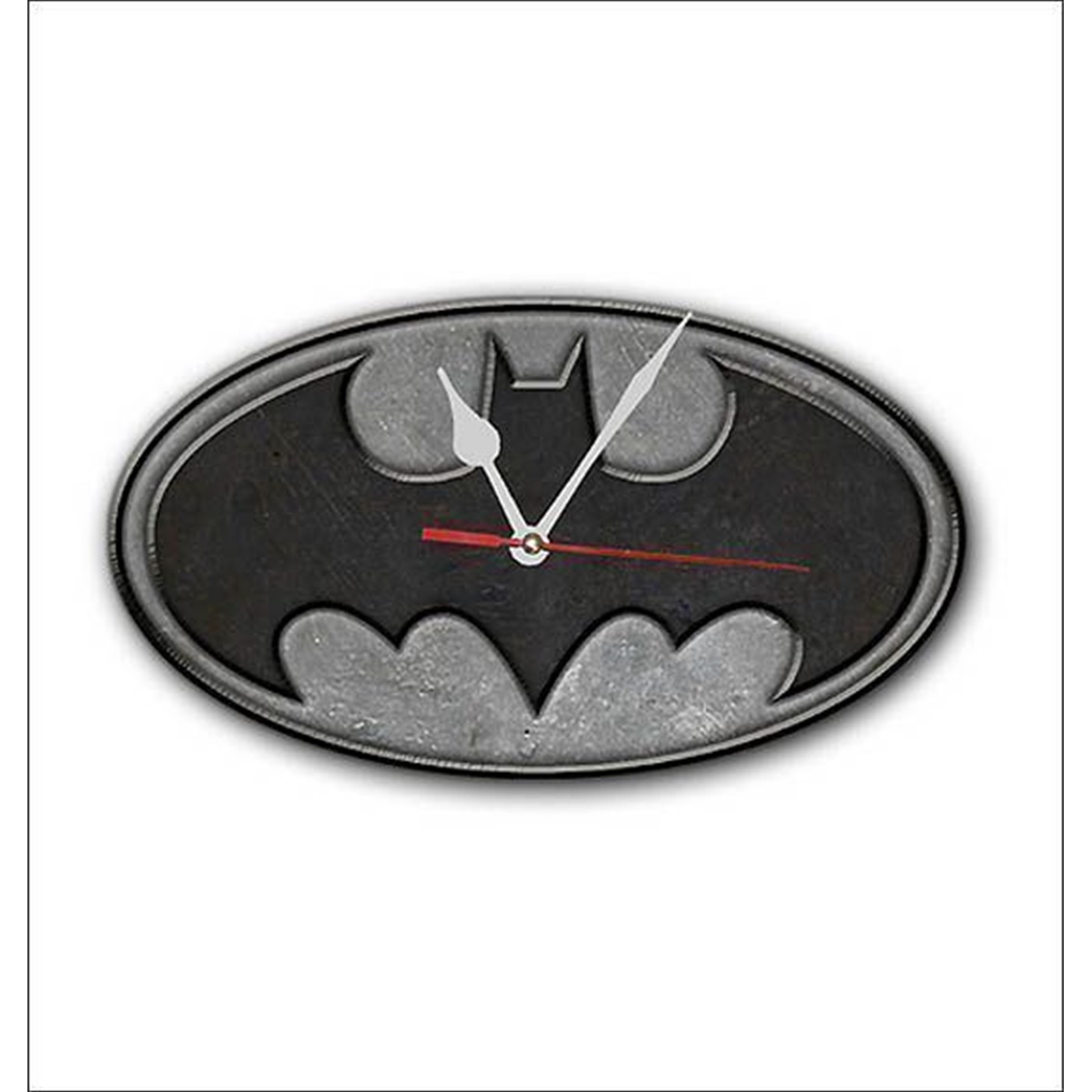 DC Comics Batman 12" Metal Wall Clock, Black
