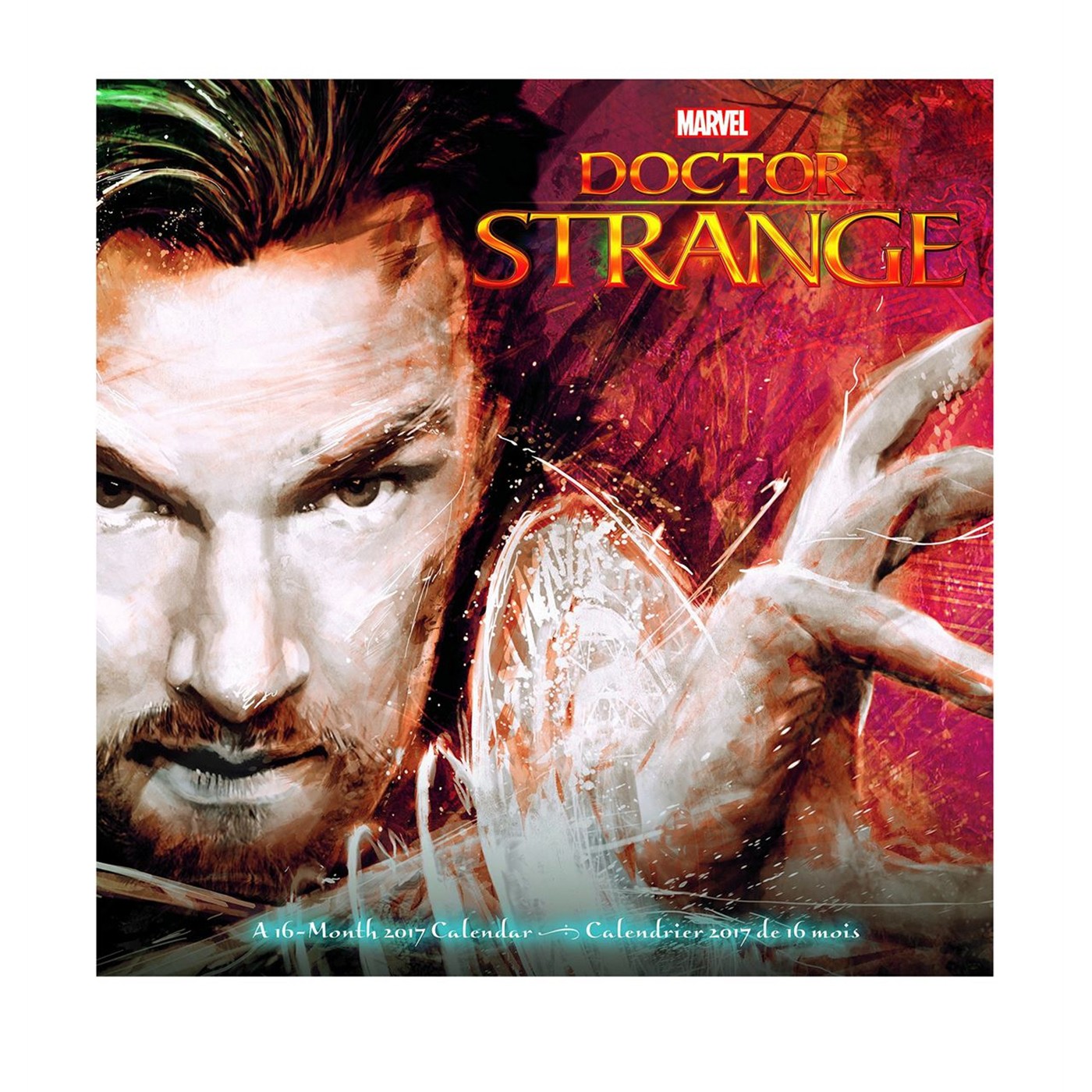 Dr. Strange 2017 Wall Calendar, Red