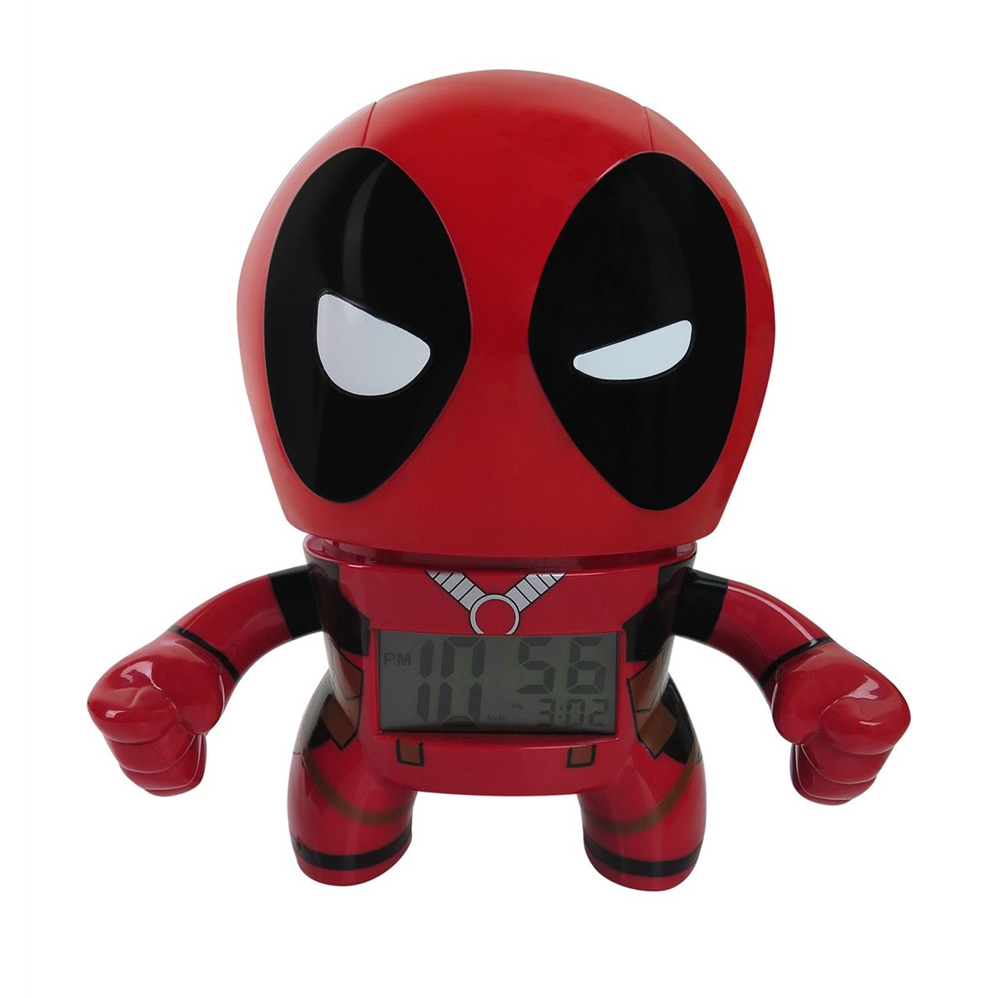 Deadpool Bulb Botz Clock, Red