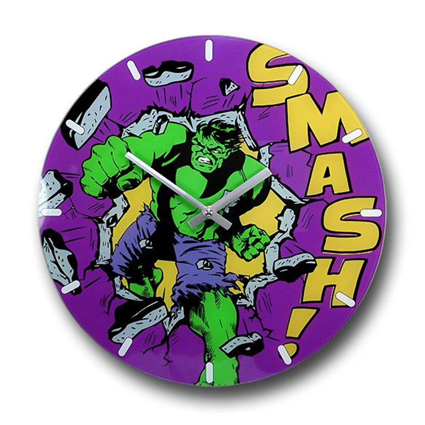 HULK Glass Clock