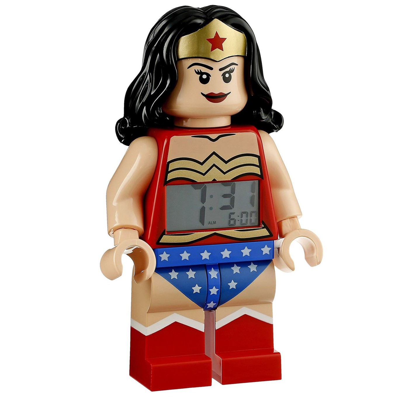 Wonder Woman LEGO Clock, Red