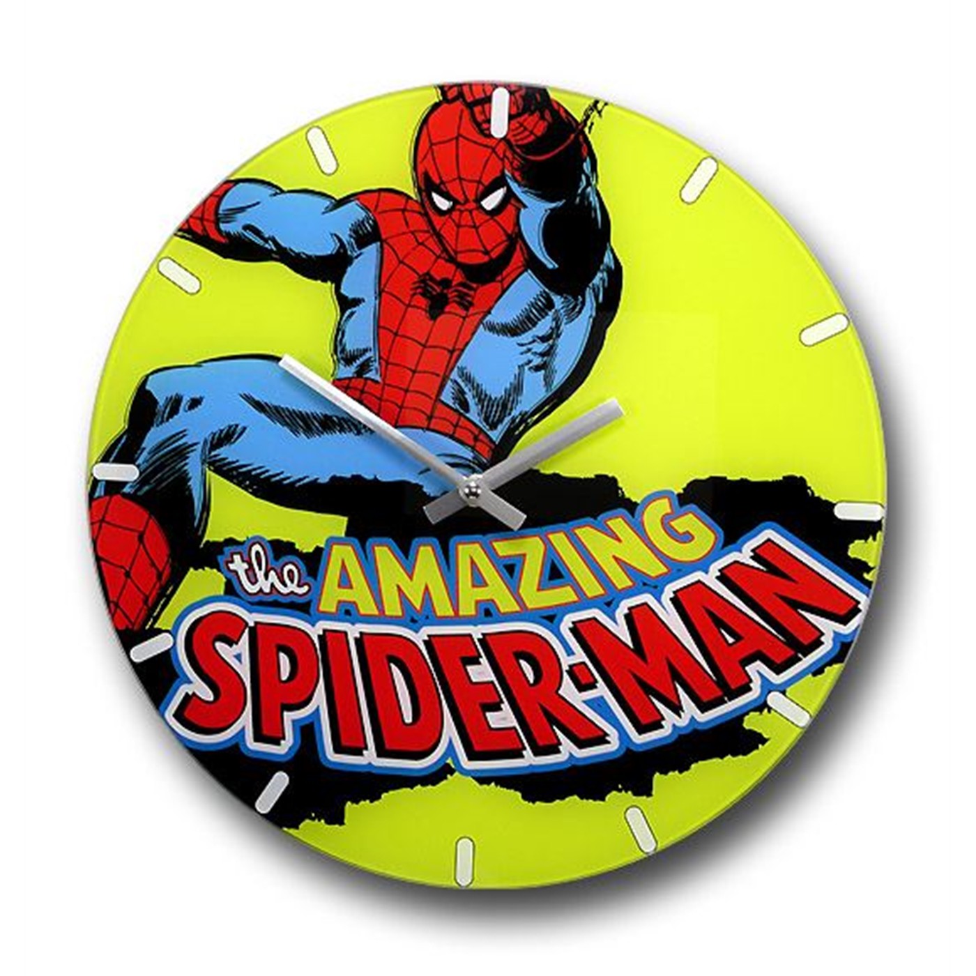 Spiderman Glass Clock