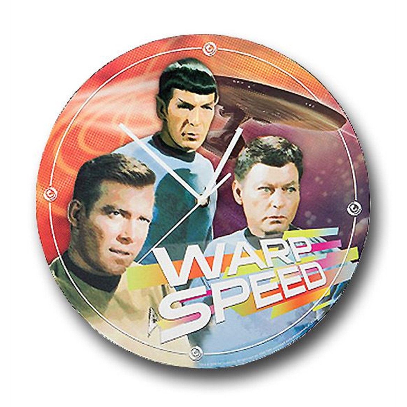 Star Trek 13.5' Cordless Wood Wall Clock