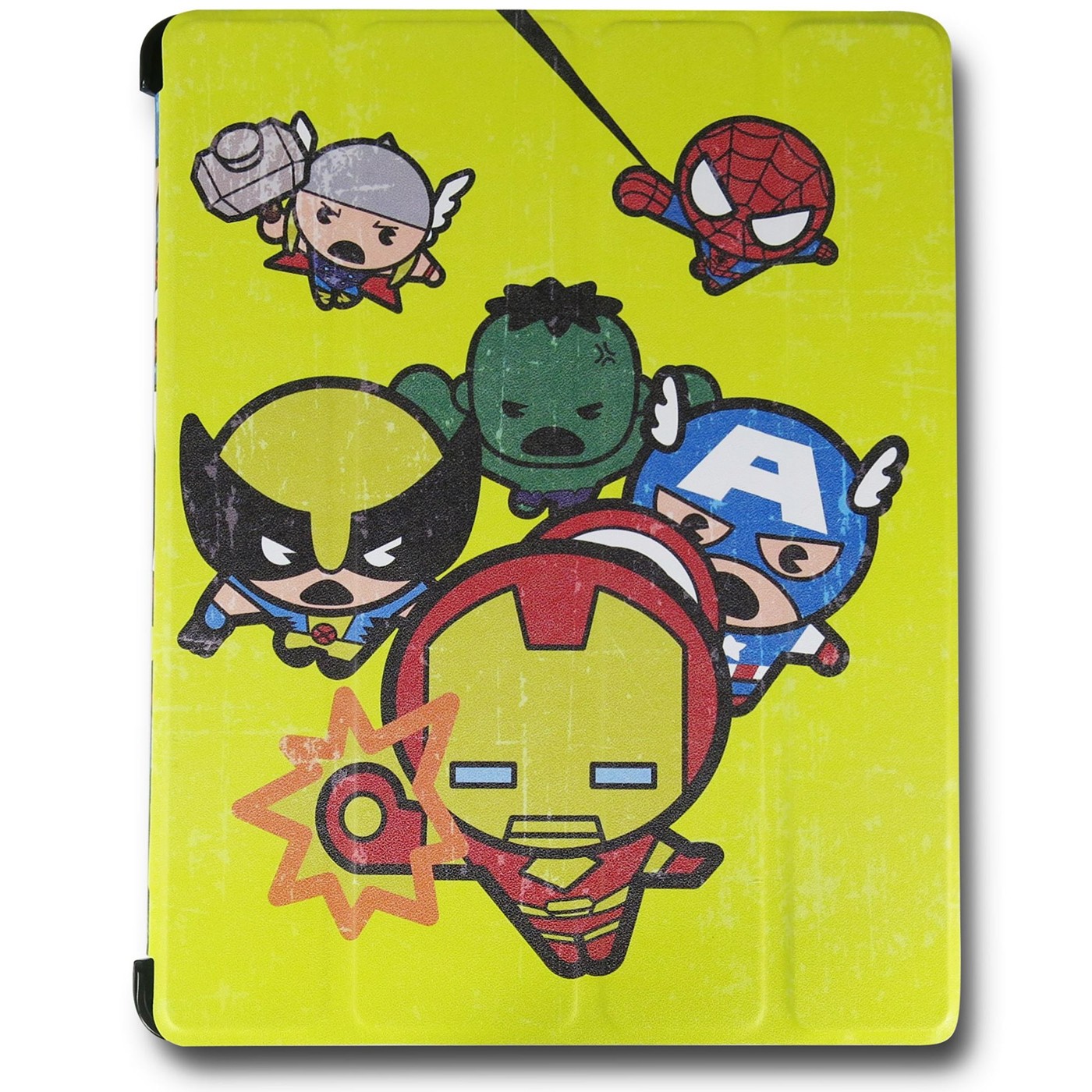 Marvel Kawaii Heroes iPad Cover, Yellow
