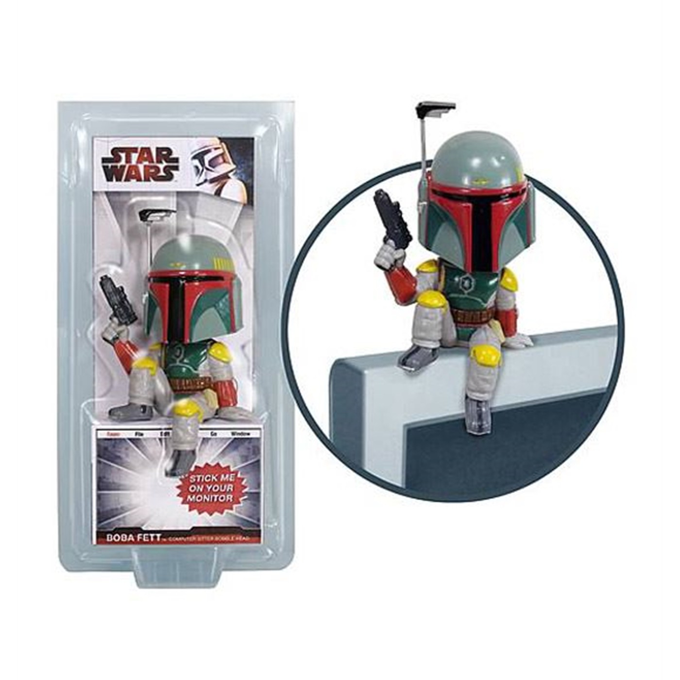 Boba Fett Bobble Head Computer Sitter