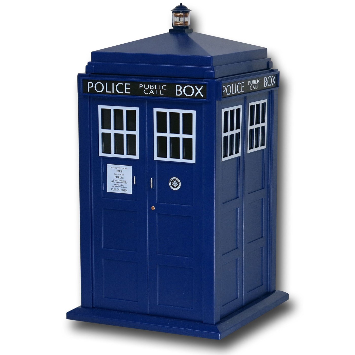 Doctor Who Electronic Light & Sound Tardis Cookie Jar, Blue