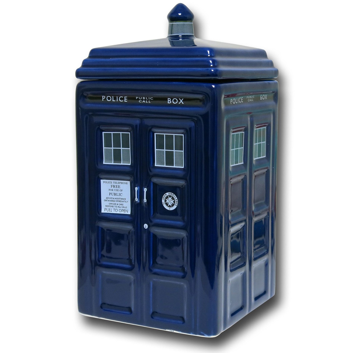Doctor Who Tardis Cookie Jar, Blue