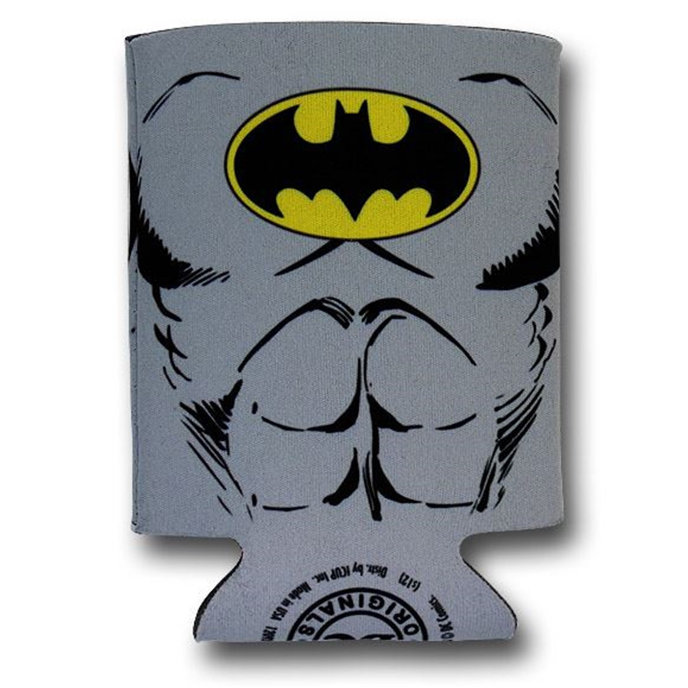 Batman Costume Can and Bottle Cooler, Grey