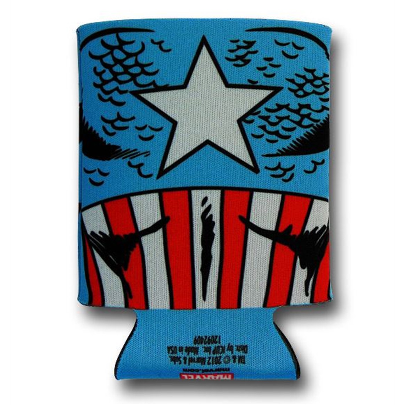 Captain America Costume Can and Bottle Cooler, Blue