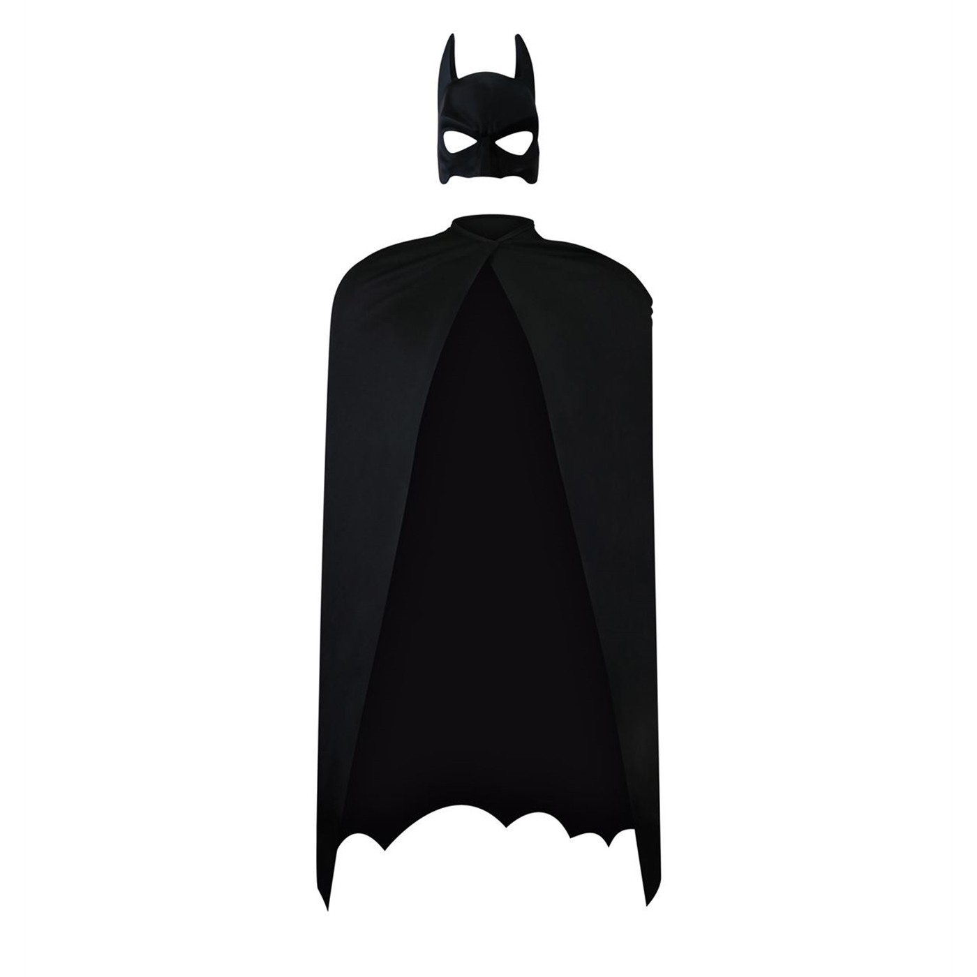 Batman Kids Mask & Cape Set, Black