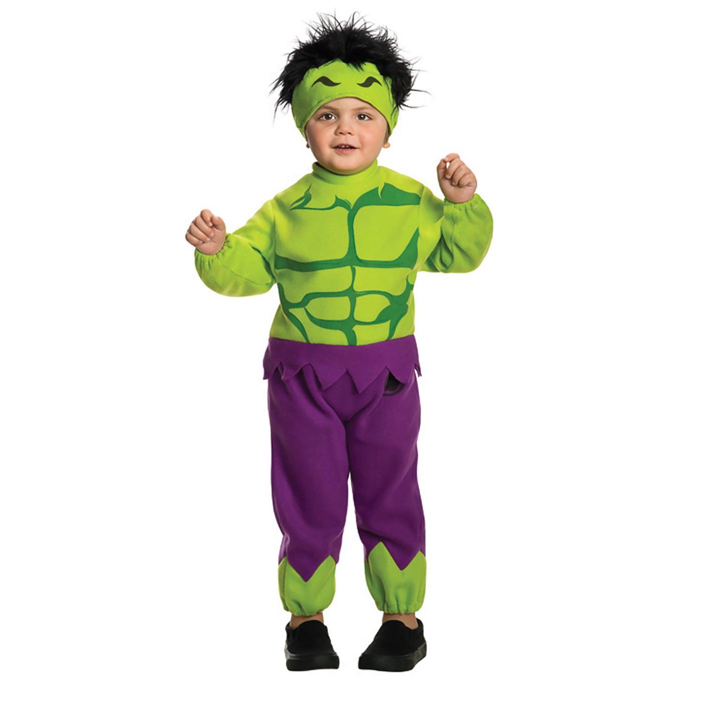 Hulk Toddler (2-4) Costume, Green