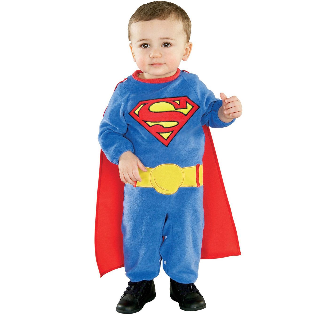 DC Comics Superman Baby Romper Costume, Blue
