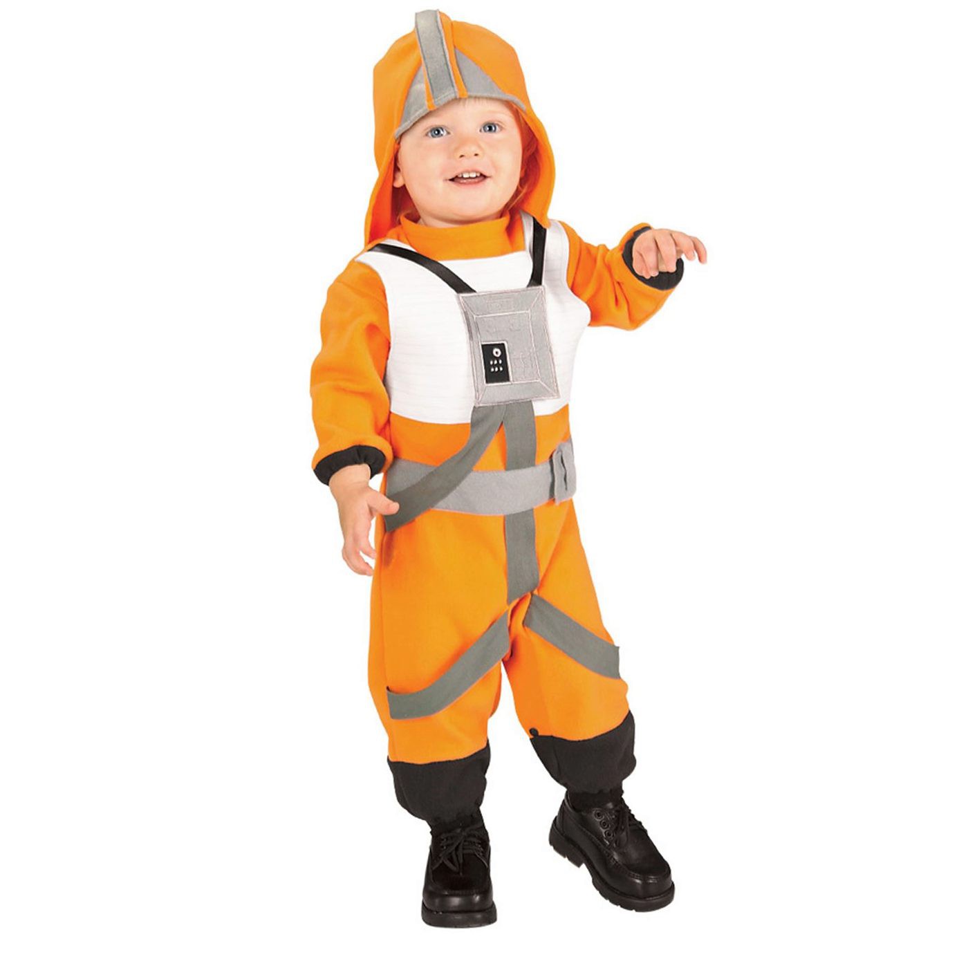Star Wars Pilot Infant Costume Romper, Orange