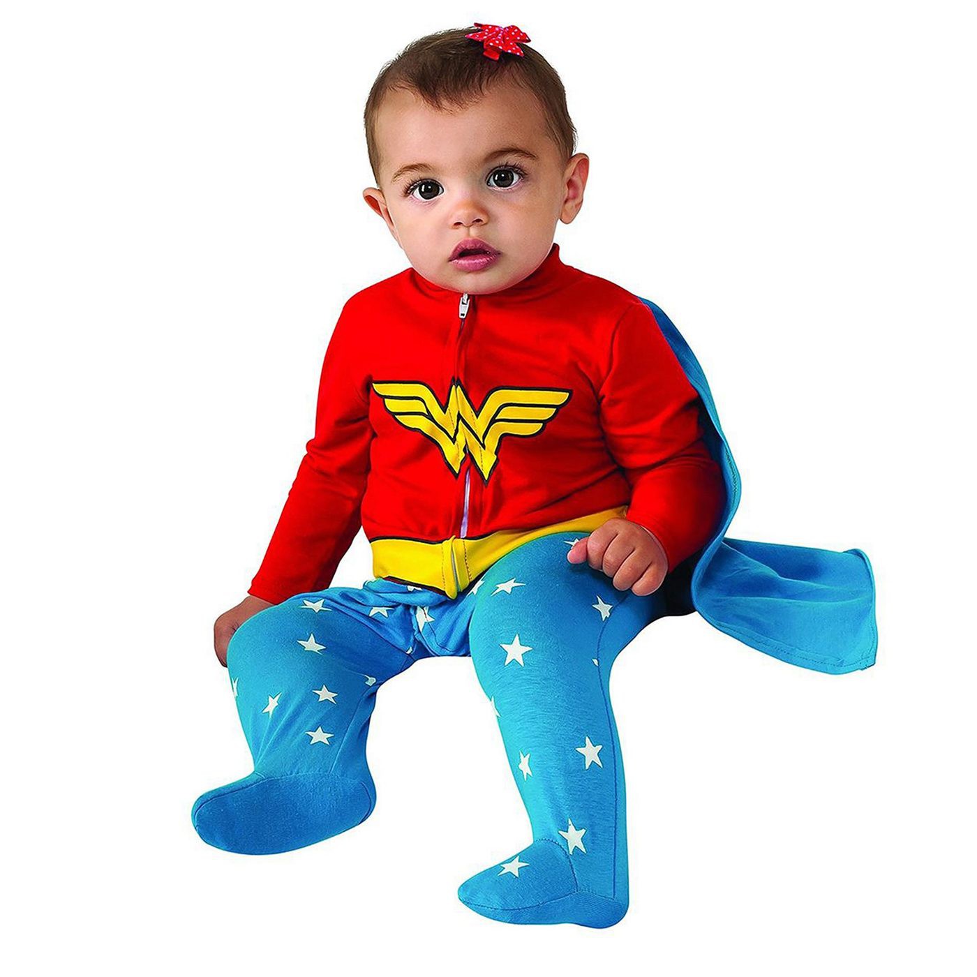Wonder Woman Infant Costume Romper, Red