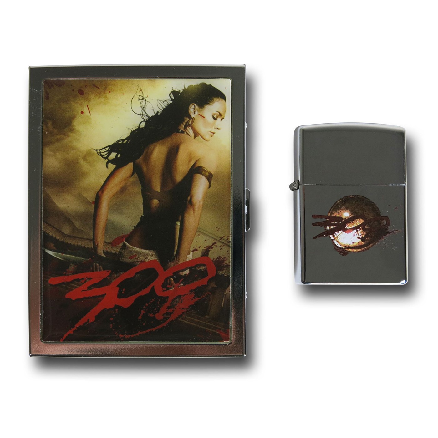 300 Gorgo Card Holder & Lighter Pack