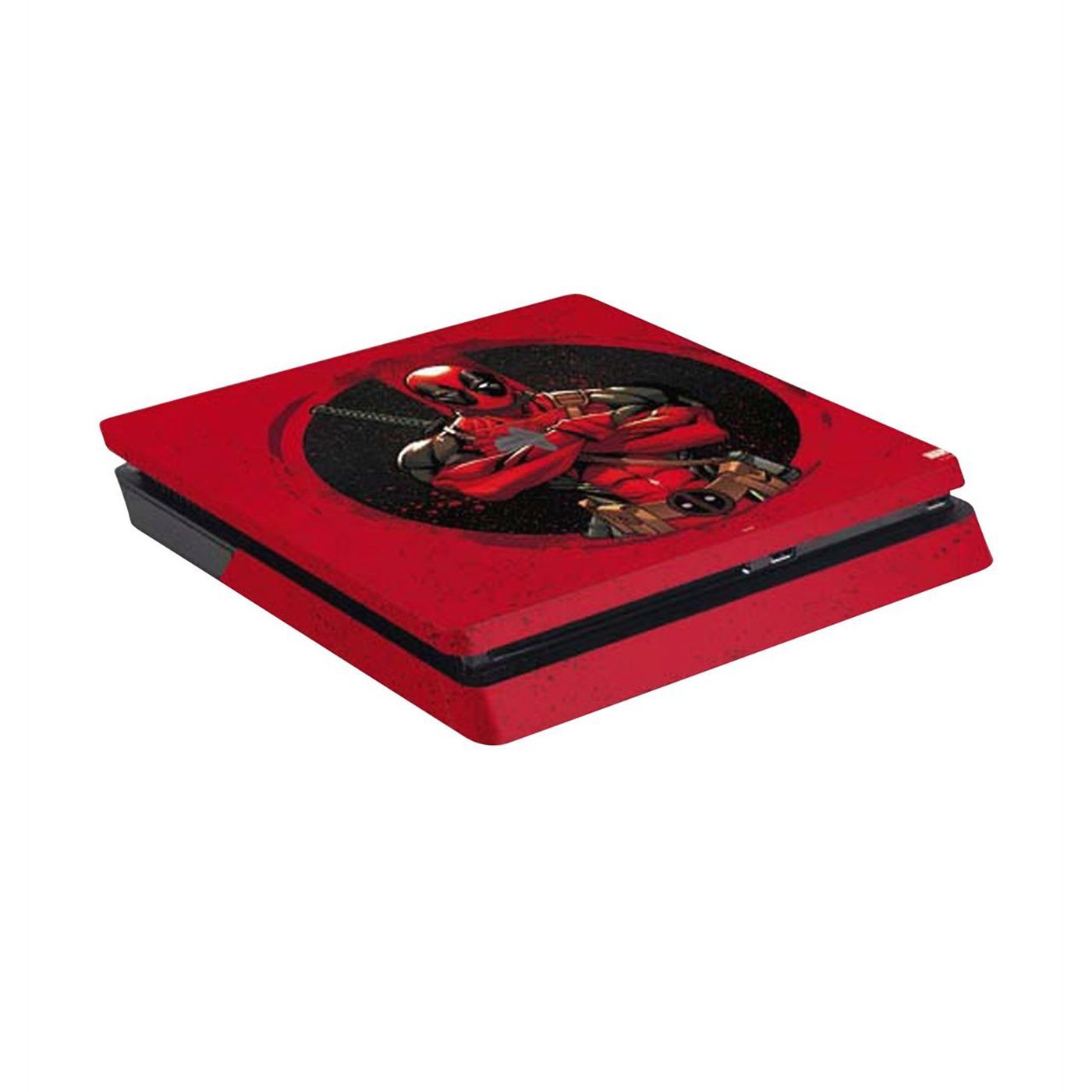 Deadpool Image PS4 Slim Console Skin, Red