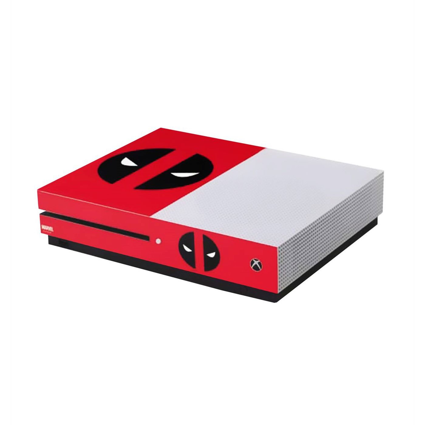 Deadpool Symbol Xbox One S Console Skin, Red