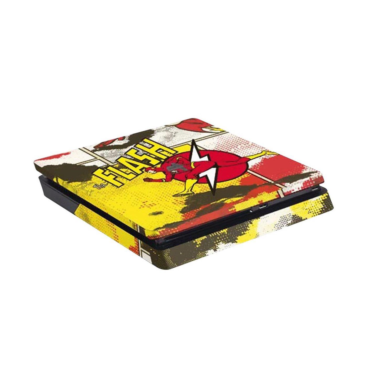 Flash Running PS4 Slim Console Skin, Yellow
