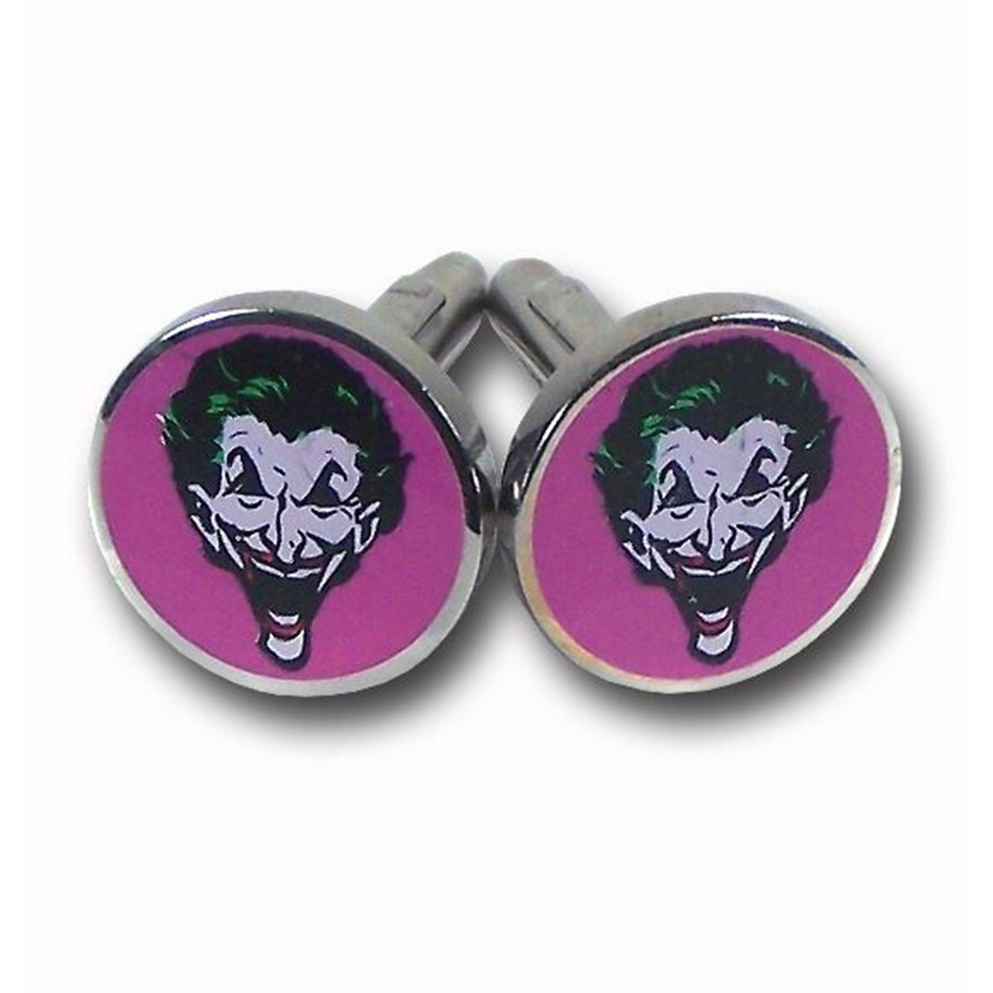 Joker Heads Circular Cuff Links
